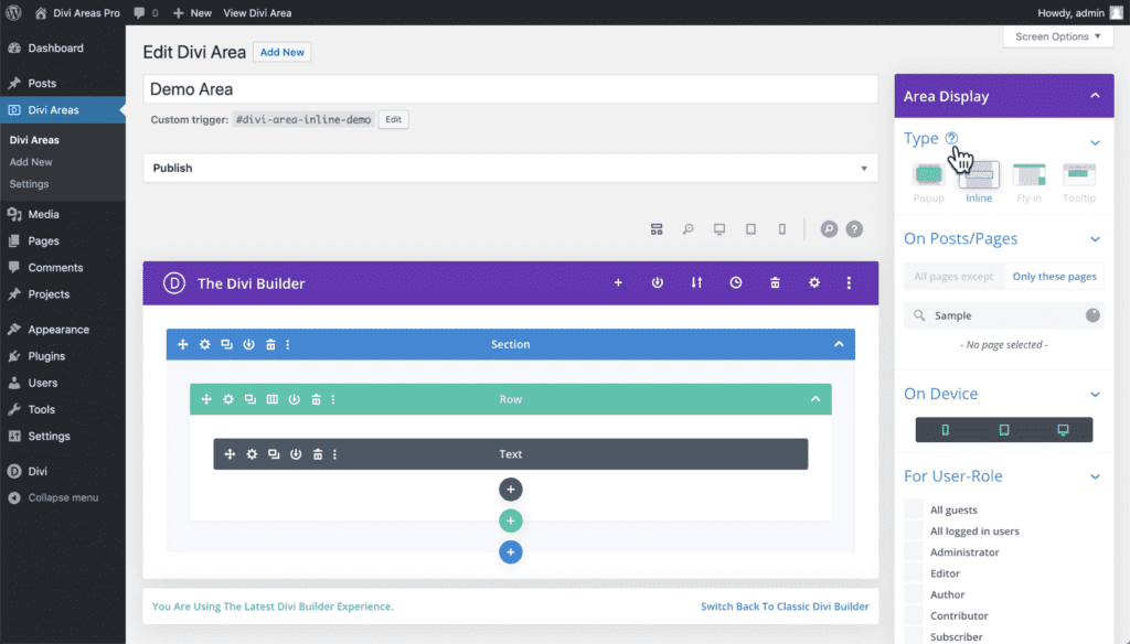 The new admin UI is handcrafted to feel natural and intuitive.