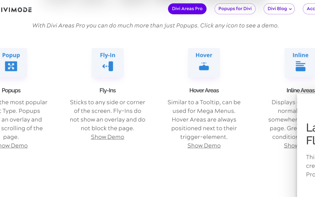 Introducing the Divi Areas Pro Layout Library