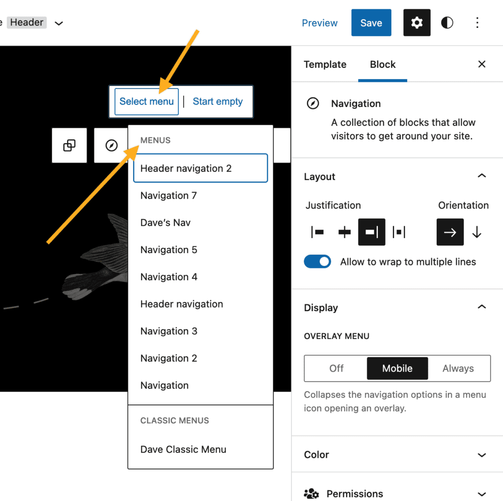 WordPress 5.9: Navigation Block