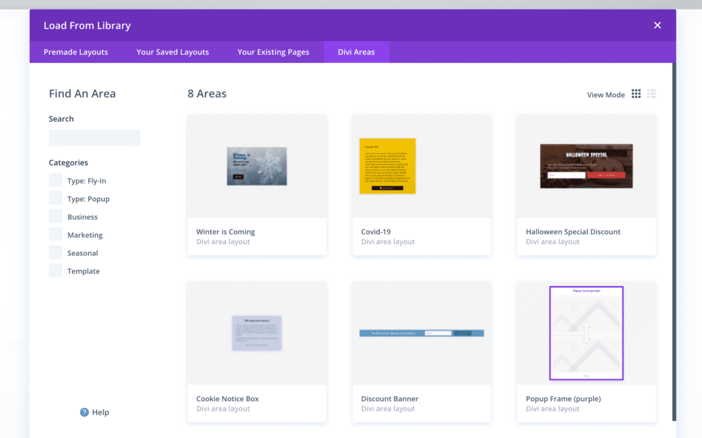 Advantages of Divi Areas Pro Library