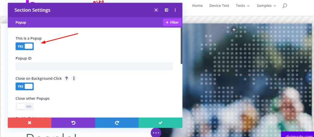 add popups in Divi with Popups for Divi