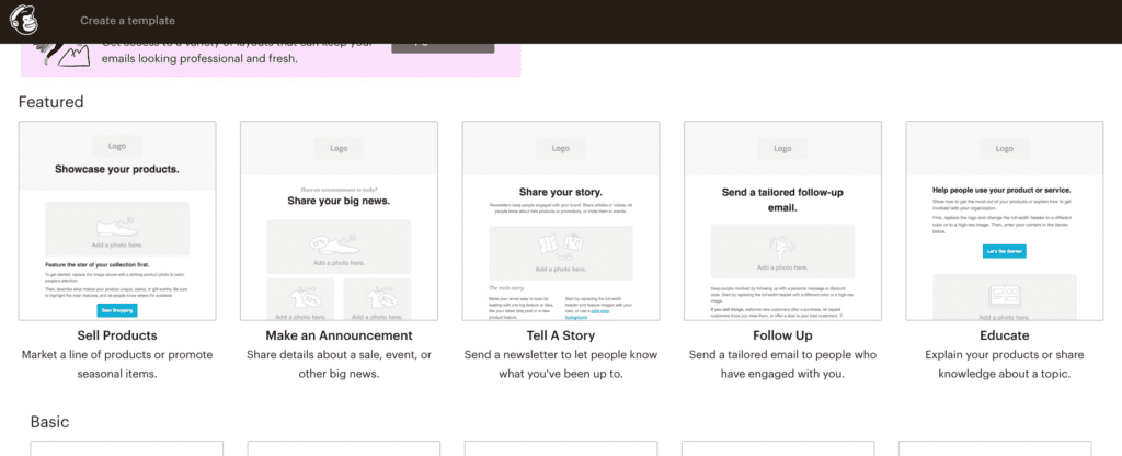 Mailchimp Templates