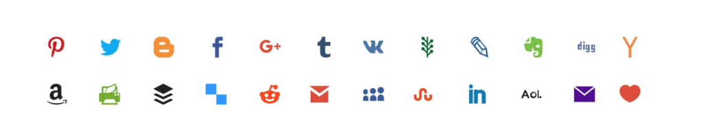 Monarch Social Sharing Icons