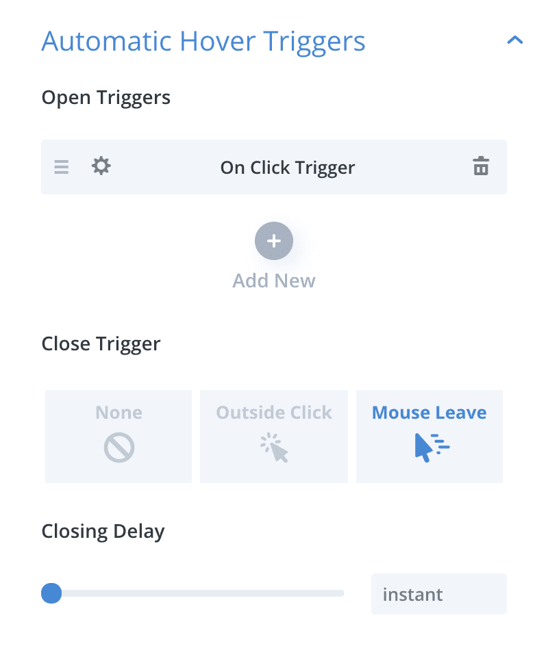 Divi Areas Pro Hover Triggers