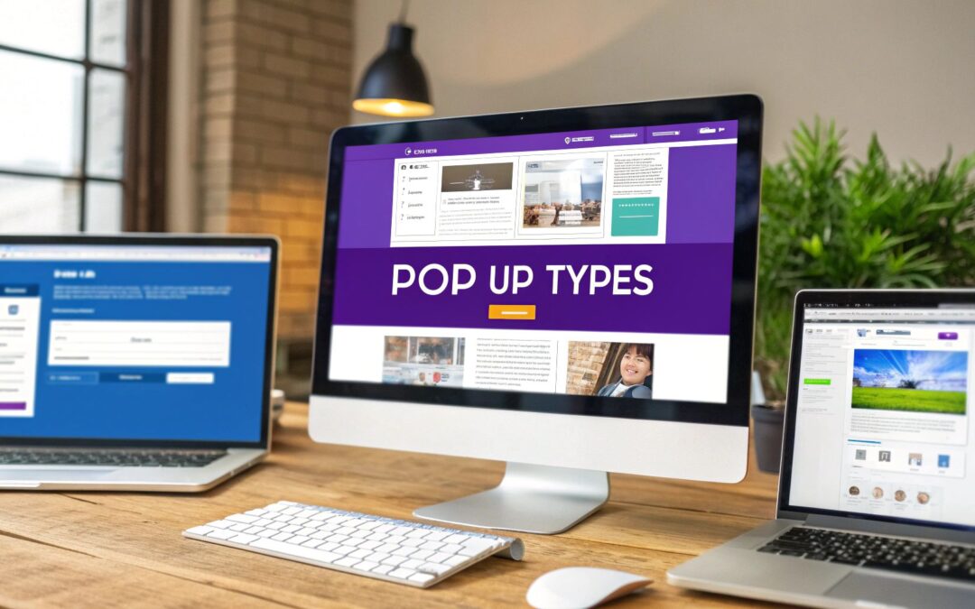 7 Essential Types of Pop Up to Boost Conversions in 2025