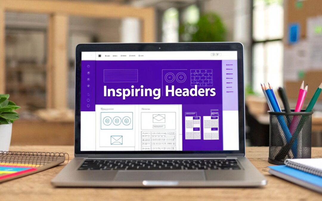 7 Inspiring Headers for Website Design in 2025