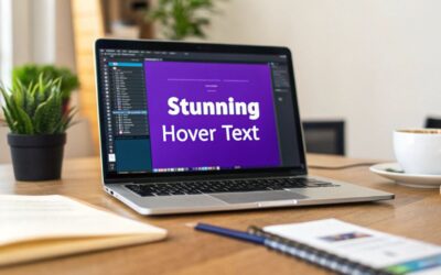 Create Stunning Hover Image Text in Divi