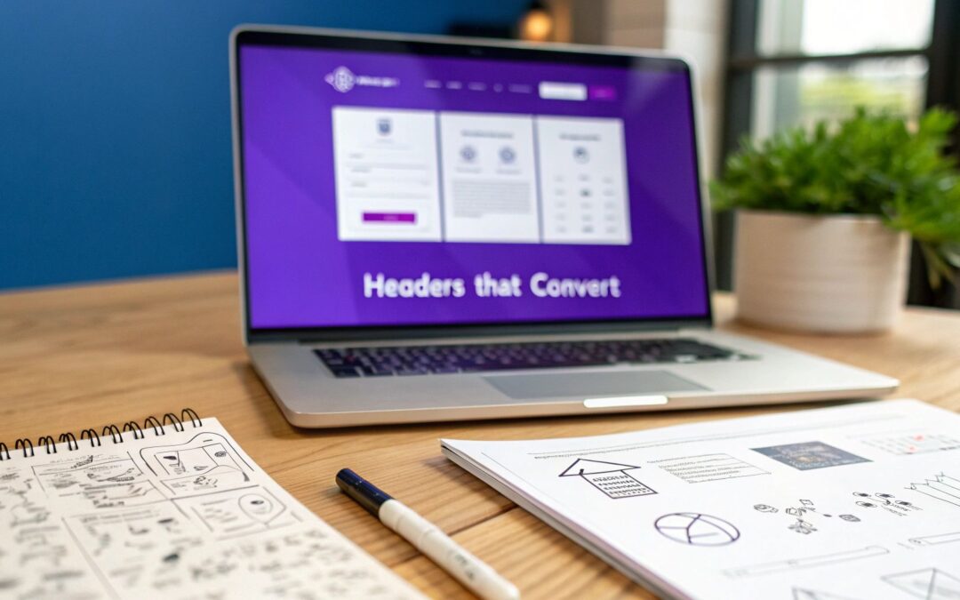 Designing Website Headers That Convert
