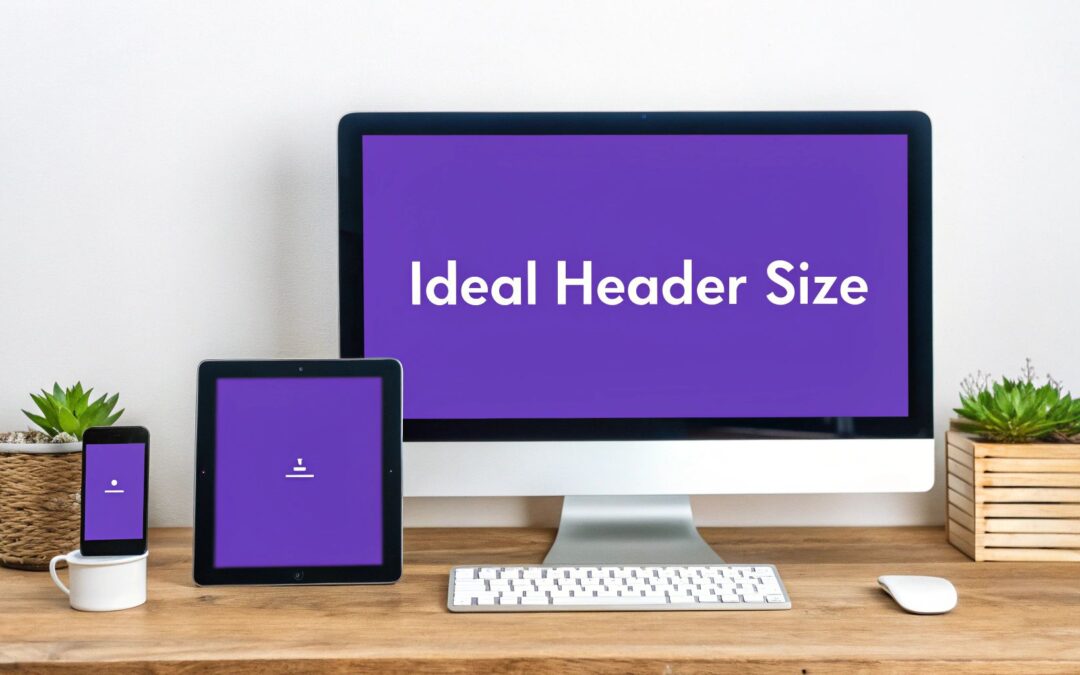 Size of header for website: What Is the Ideal Header Size?